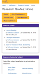 Mobile Screenshot of libguides.mchenry.edu